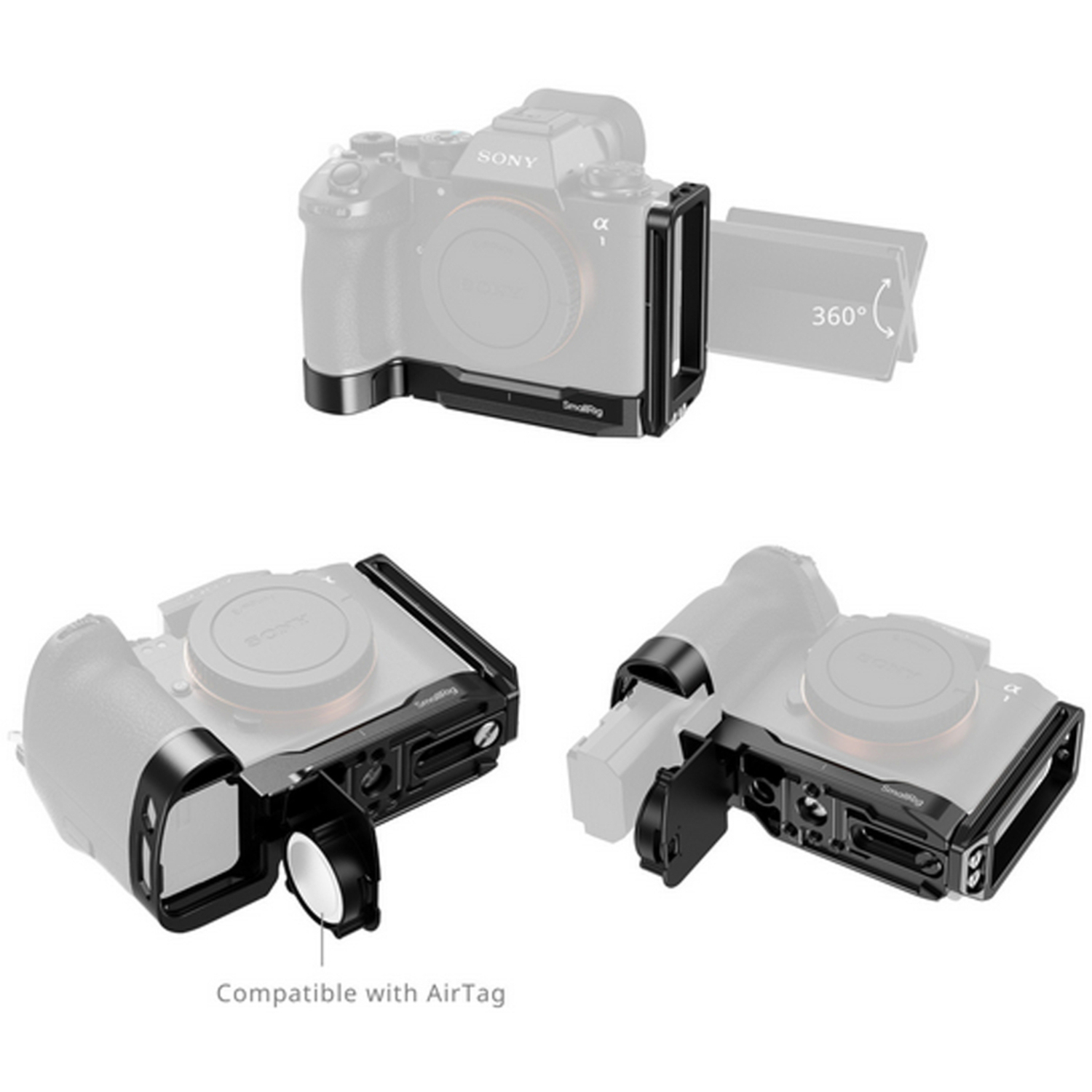SmallRig L-förmige Montageplatte 5188 für Sony Alpha 1 II und Alpha 9III