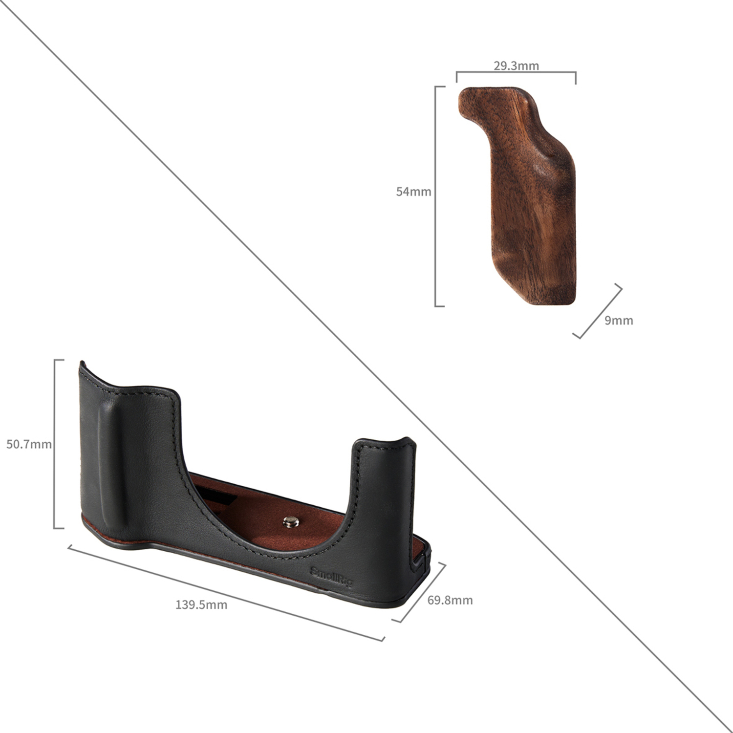 SmallRig Ledertasche 5267 schwarz für Fujifilm GFX100RF