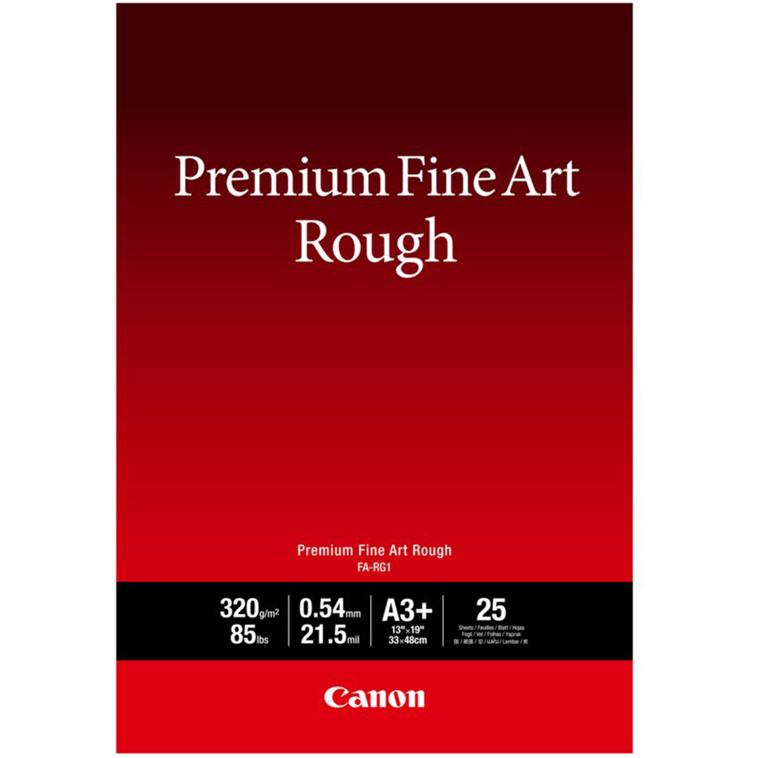 Canon Premium FineArt Rough FA-RG 1 A3 Plus 25 Blatt 320g/m²