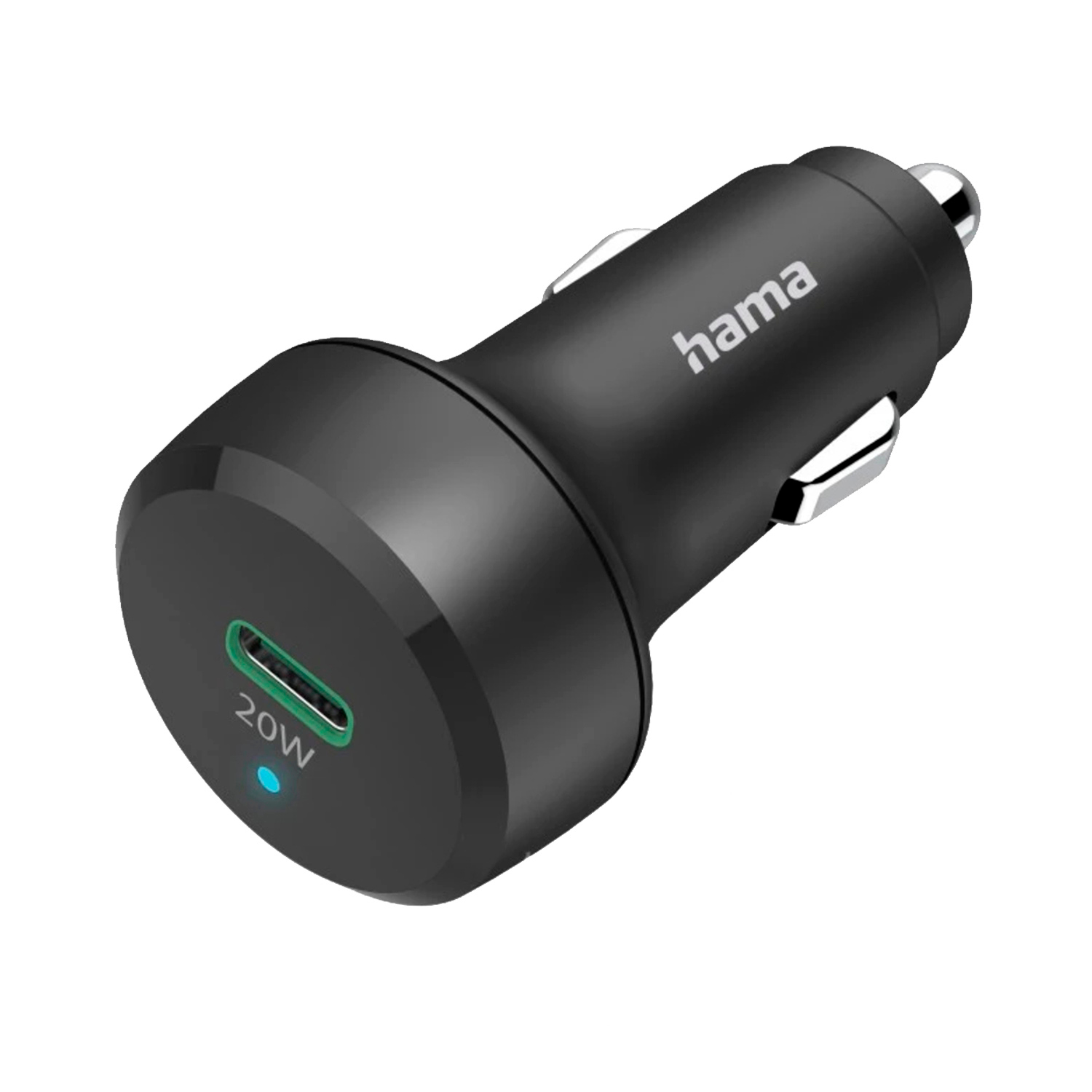 Hama Auto-Schnellladegerät USB-C PD/QC 20W