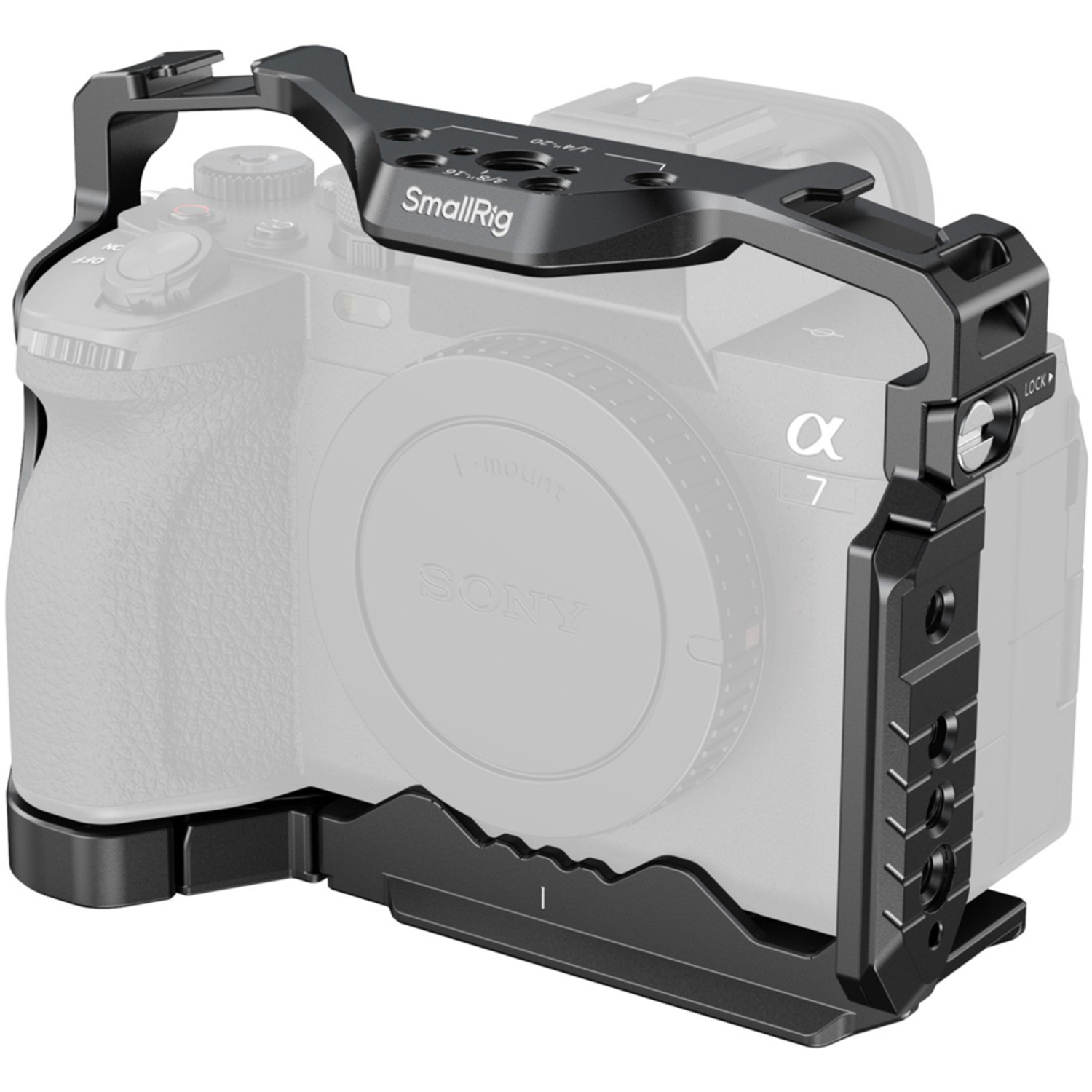 SmallRig Cage mit Airtag Slot 5583 für Sony Alpha 7R V, Alpha 7 IV, Alpha 7S III, Alpha 1 und Alpha 7R IV