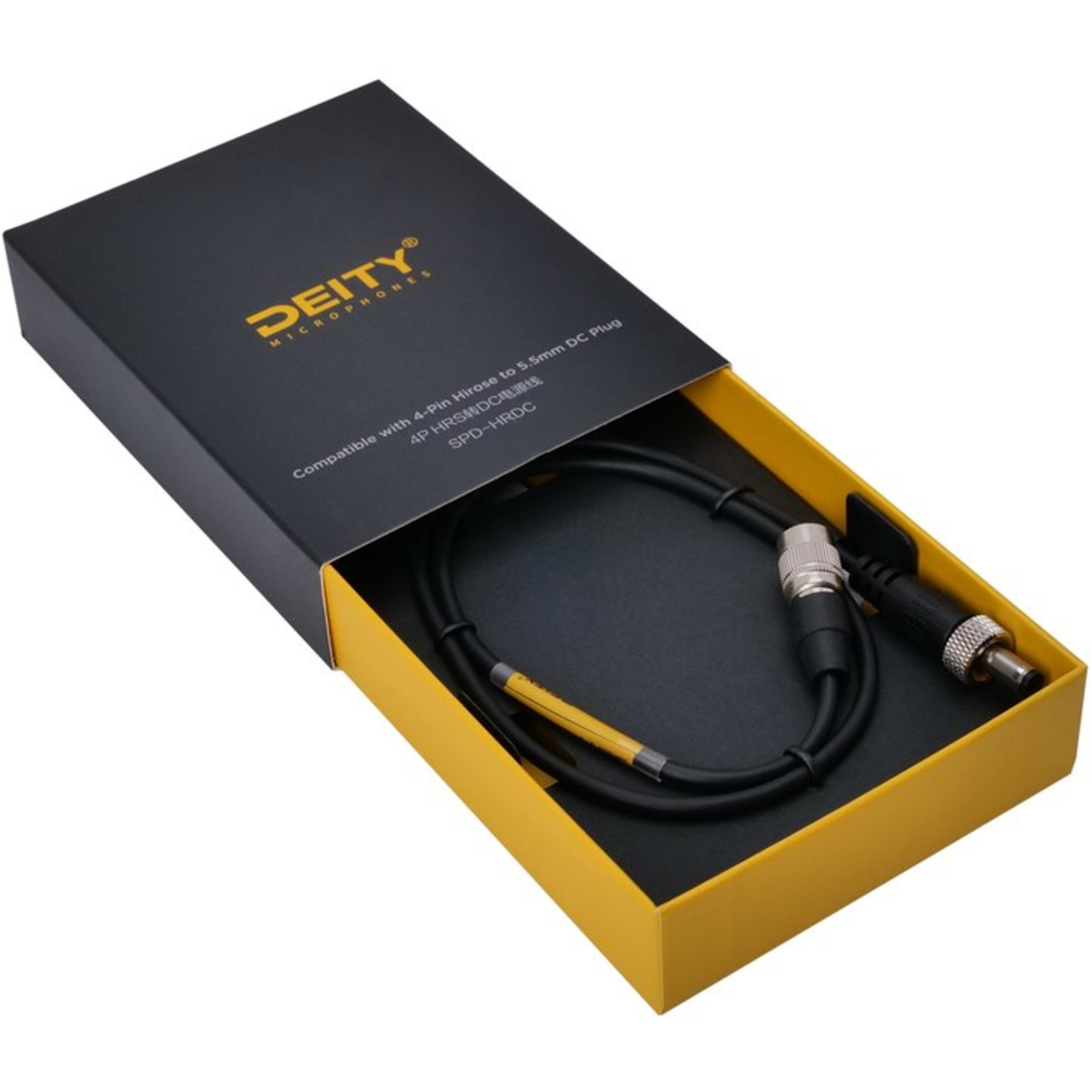 Deity SPD-HRDC Hirose 4-Pin zu 5,5mm-Hohlstecker (verriegelbar)