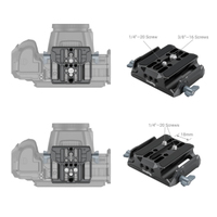 SmallRig Universal LWS Grundplatte mit dualer 15mm Stangenklemme 3357