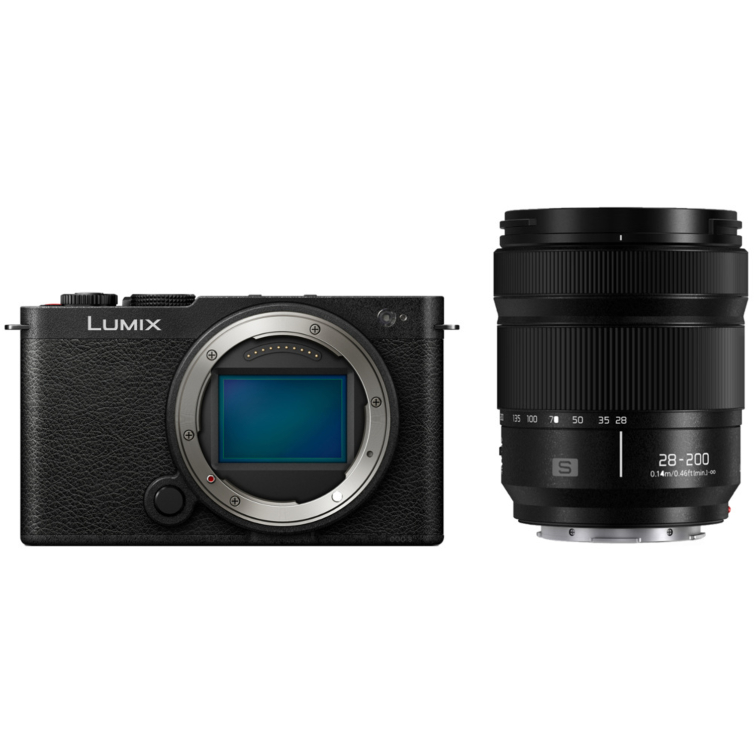 Panasonic LUMIX DC-S9 Jet Black mit LUMIX S 28–200mm F4-7.1 Makro OIS