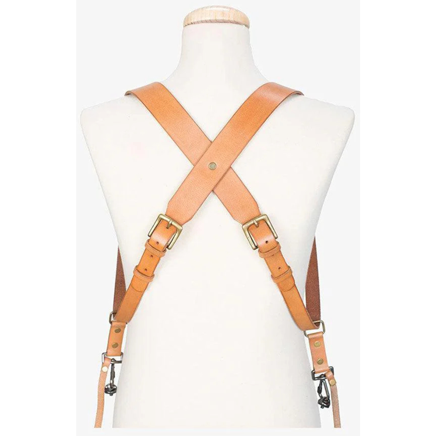 Bronkey Doppel-Kameragurt Tokyo #703 Leder Large Tanned