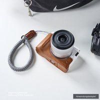 SmallRig Leder-Halbschalen-Kit 5432 braun für Canon EOS R50 V