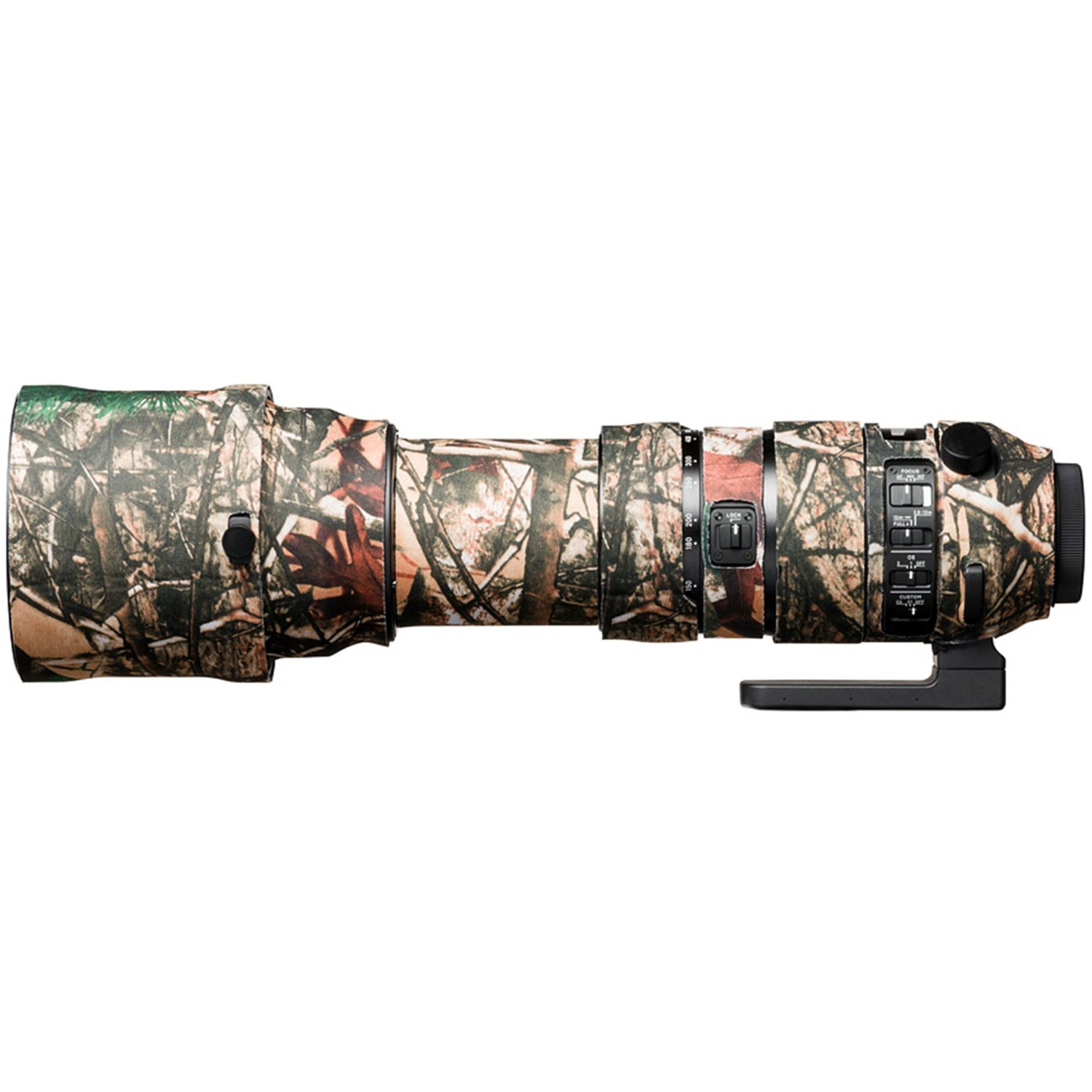 easyCover Lens Oak Objektivschutz für Sigma 150-600mm f/5-6.3 DG OS HSM Sport Wald Camouflage