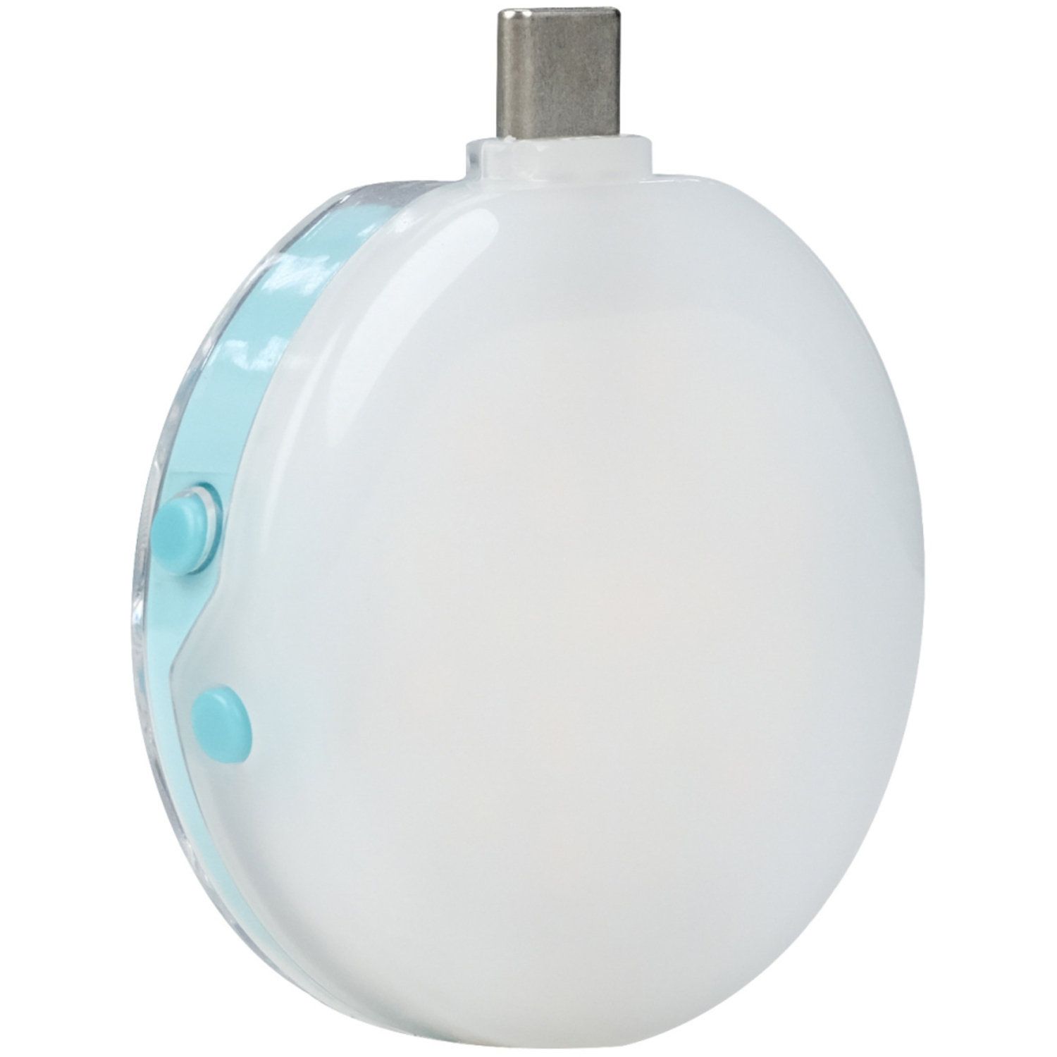 Nanlite Mini-Smartphone-Leuchte cookie-s rund cyan