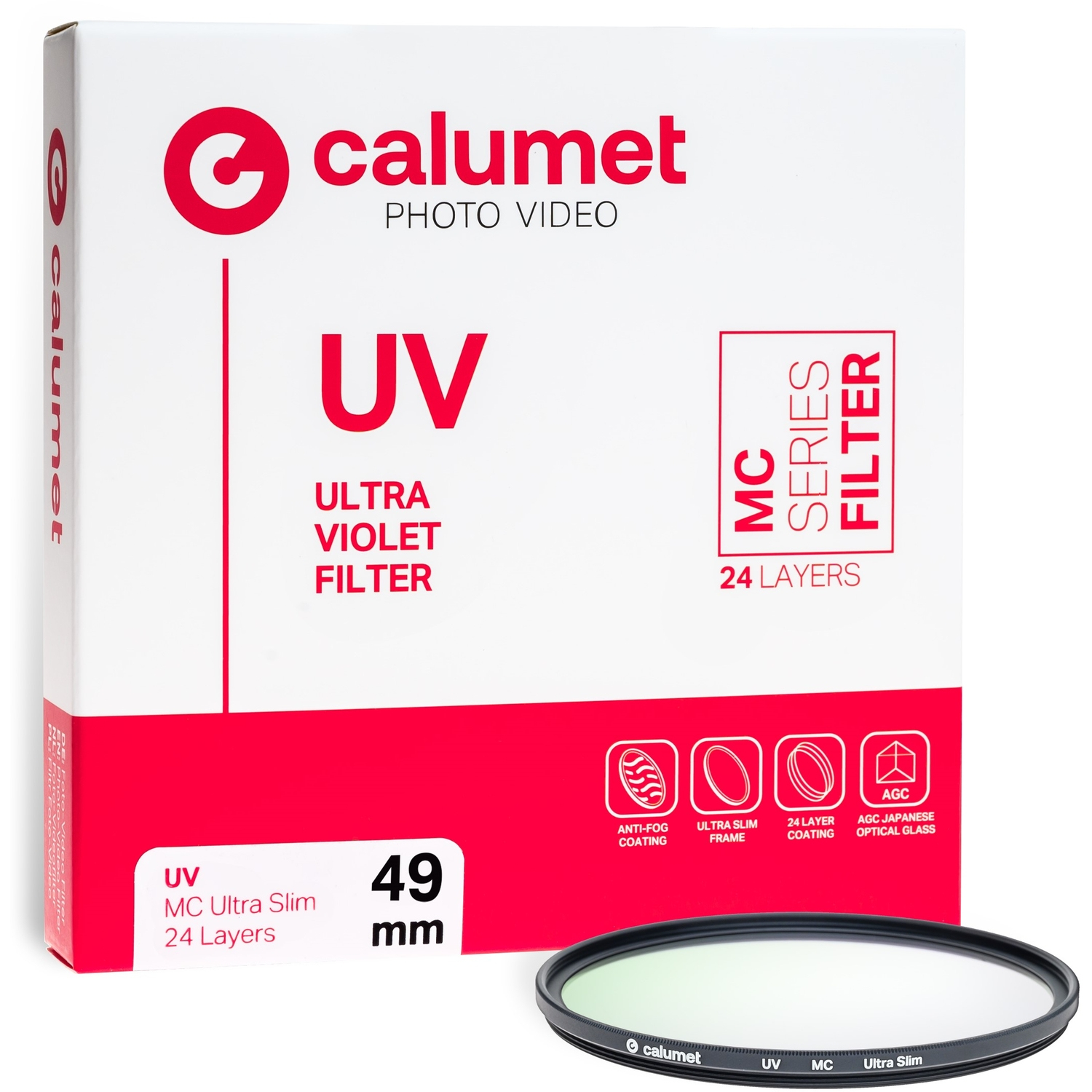 Calumet Filter UV MC 49mm Ultra Slim 24 Lagen UV-Filter
