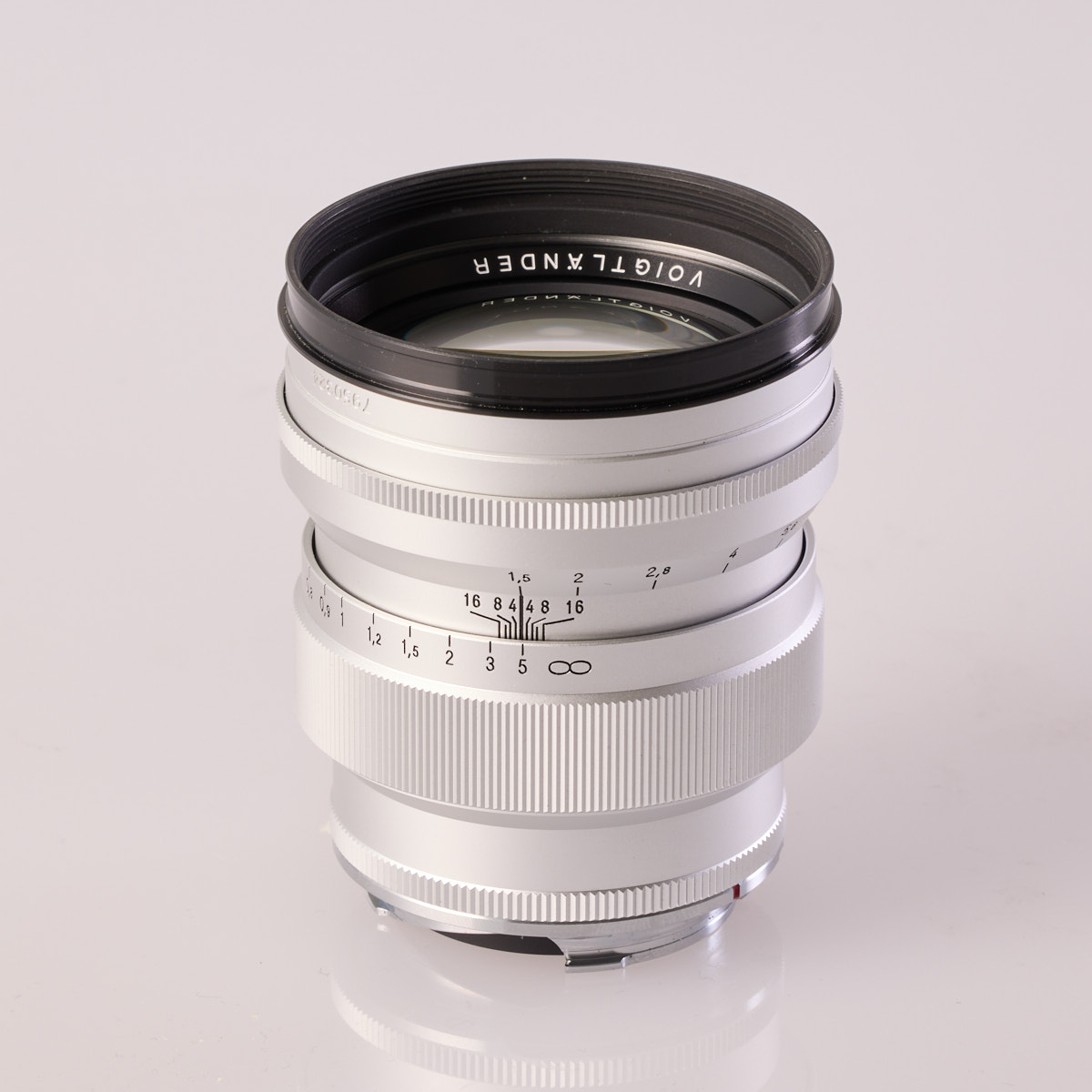 Voigtländer Nokton 75mm/1,5 VM silber gebraucht