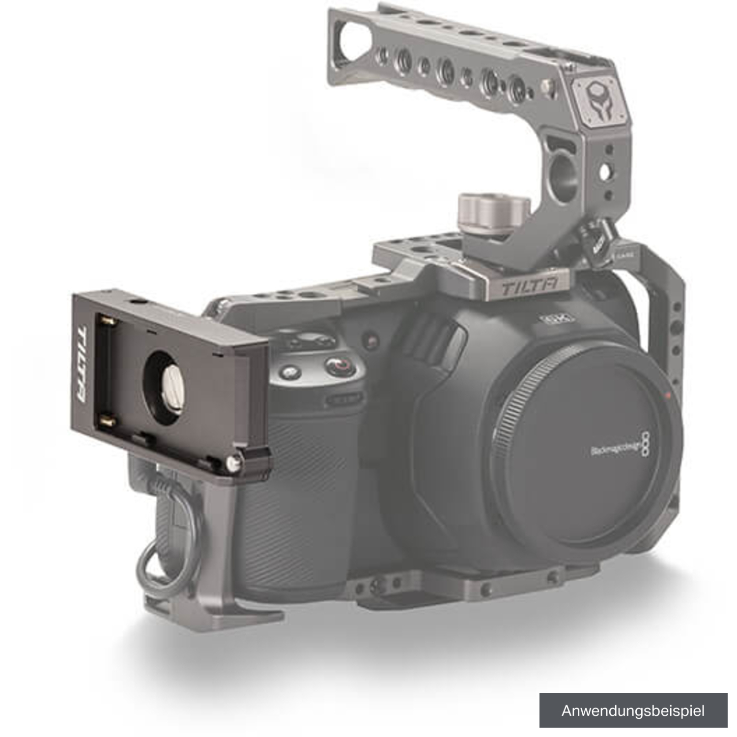 Tilta F970 Akkuplatte für BMPCC 4K-Cages Grau