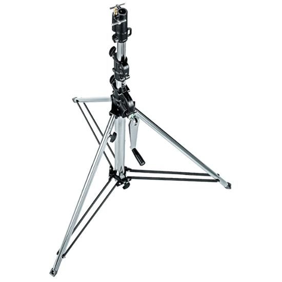 Manfrotto Stativ Wind-Up Kurz Sil. 3-tlg