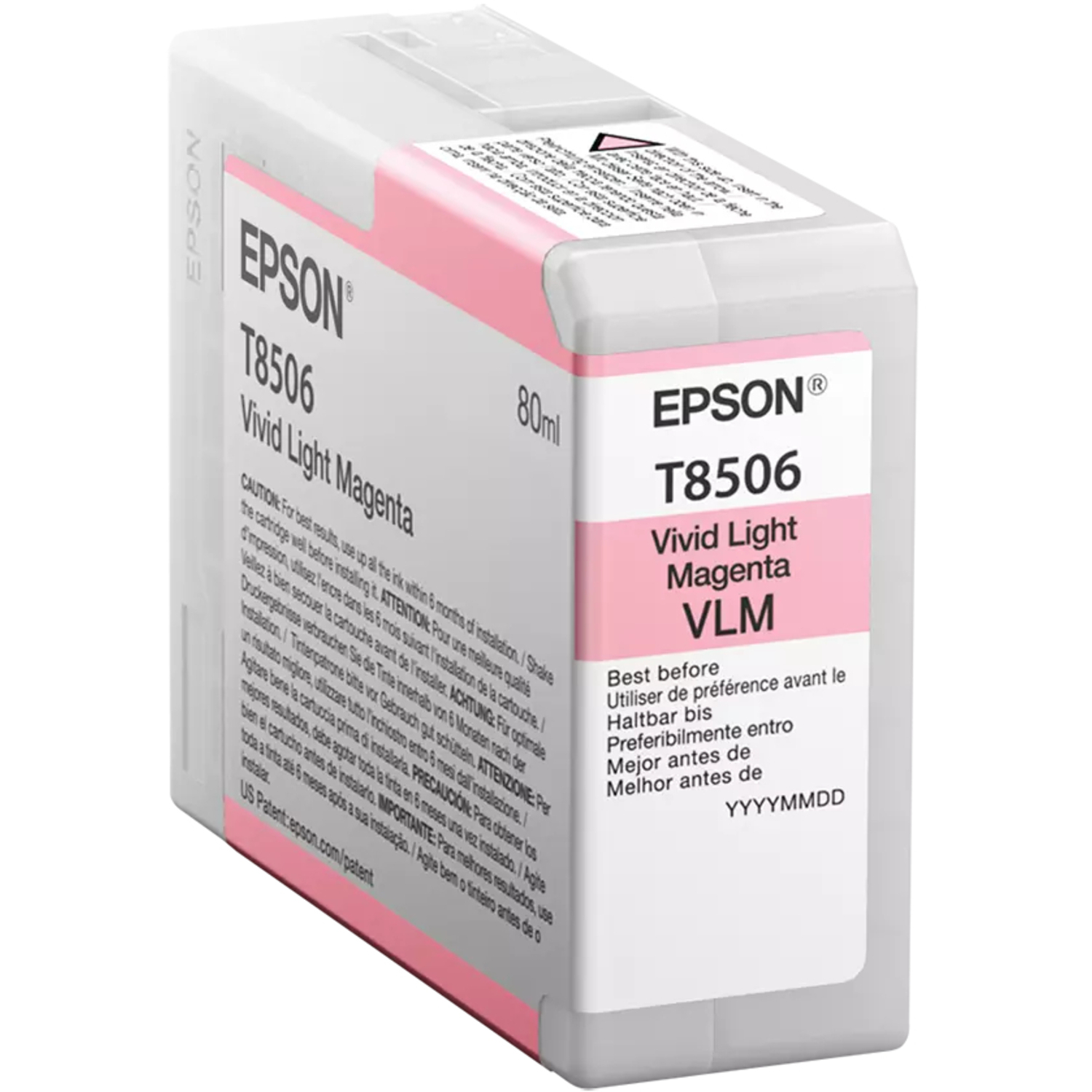 Epson Singlepack Vivid Light Magenta T85060N UltraChrome HD 80ml