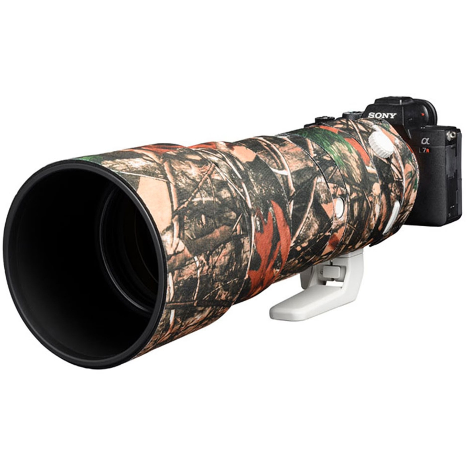 easyCover Lens Oak für Sony FE 200-600 F5.6-6.3 G OSS Wald Camouflage