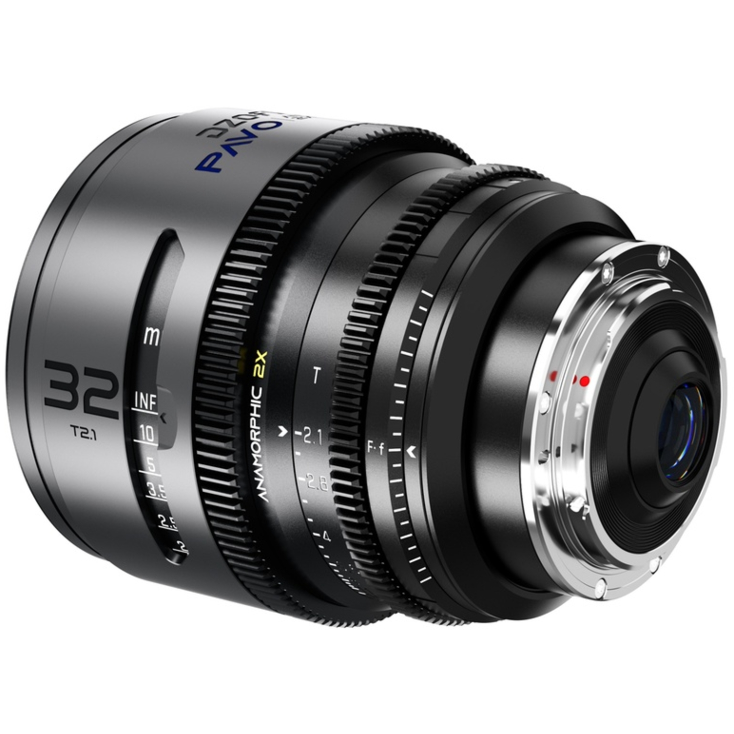 DZOFILM PAVO 2X ANAMORPHIC 6-Lens Kit 28/32/40/55/75/100mm T2.1/T2.4 Blue Coating Imperial für PL/EF-Mount