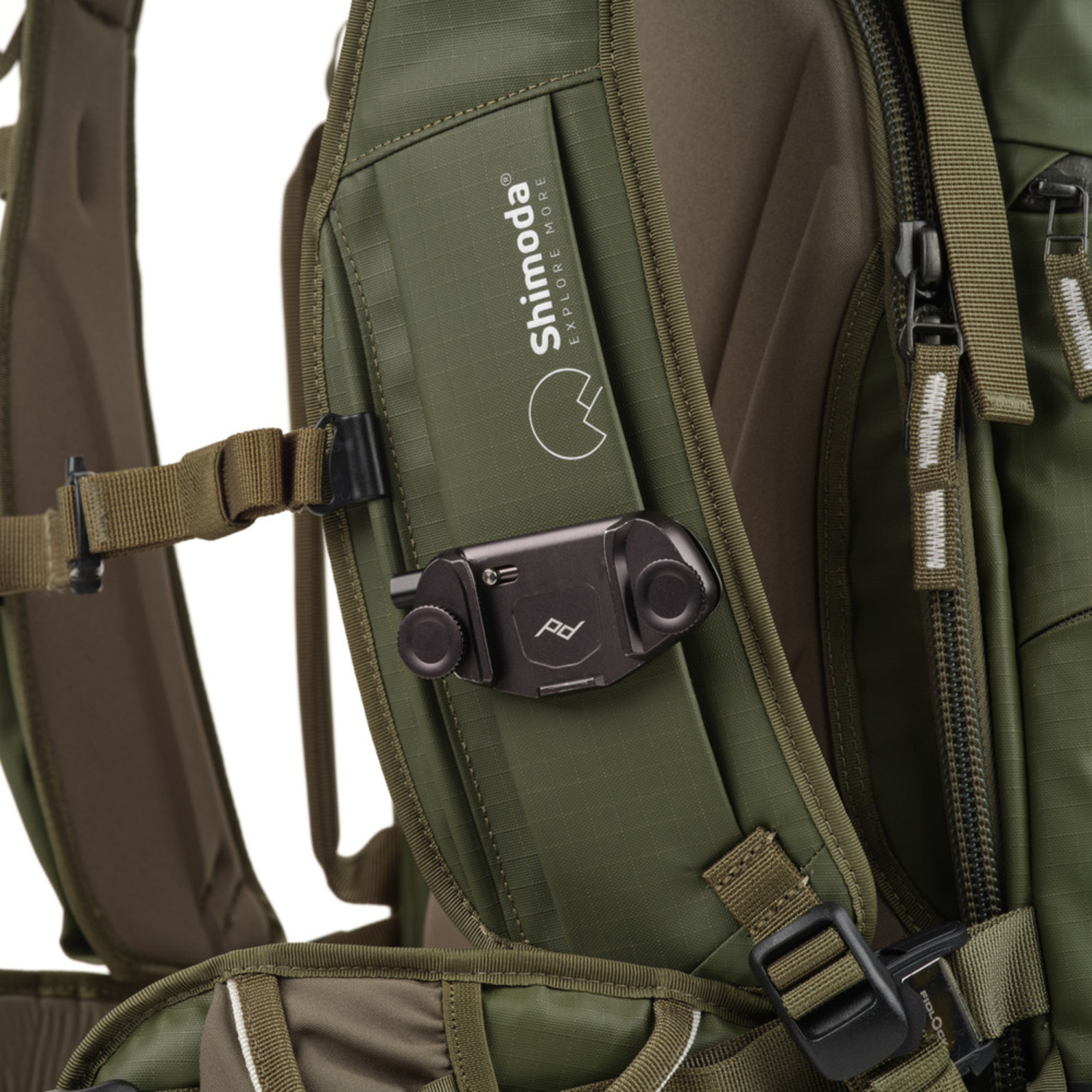 Shimoda Rucksackgurt Capture Strap Action X Armeegrün
