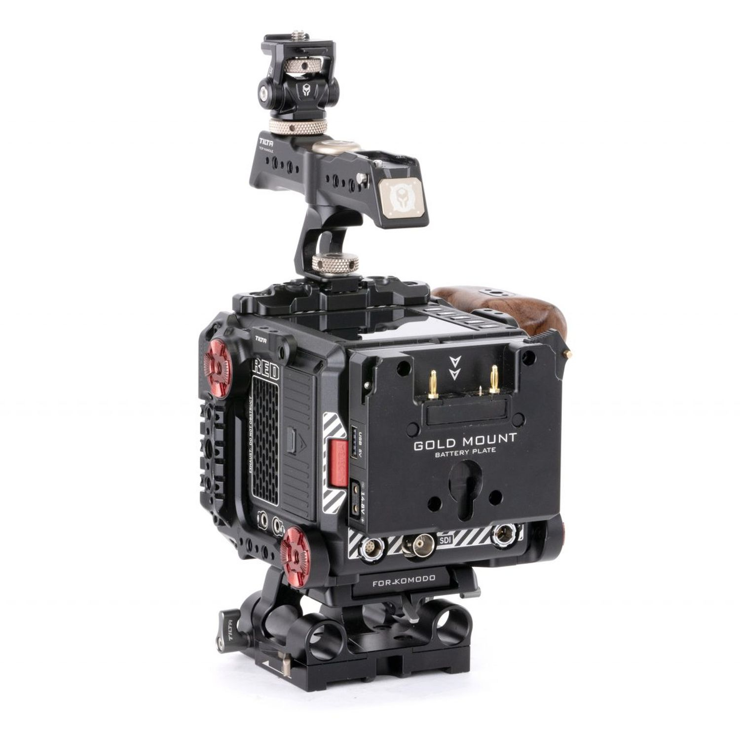 Tilta TA-T08-EAB-B drehbares RED Komodo Kit E Schwarz Gold Mount