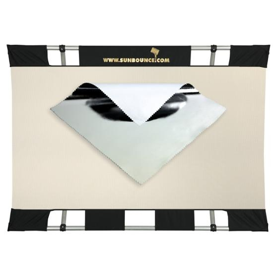 Sunbounce SUN-BOUNCER MINI KIT Silber Rückseite Weiss (nahtlos)