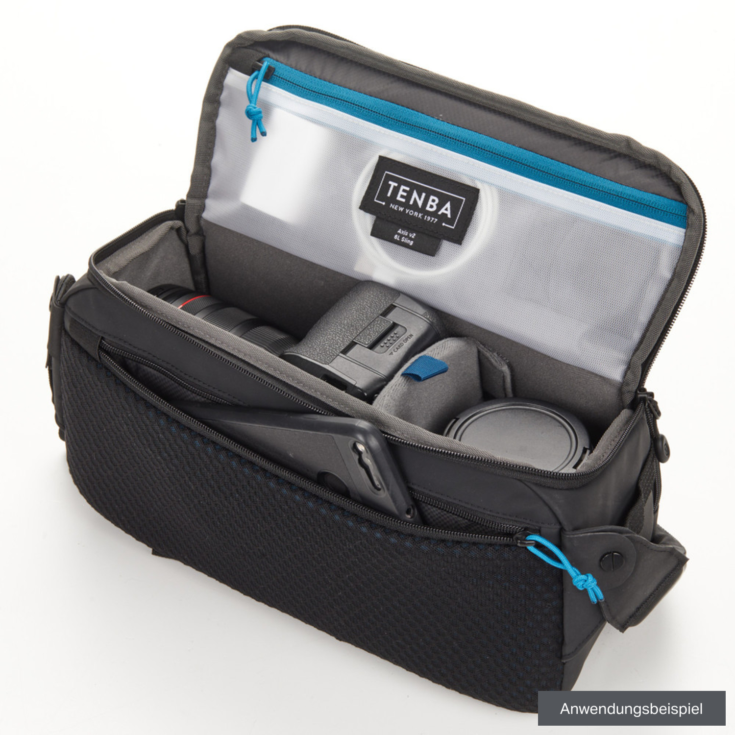 Tenba Axis v2 6L Sling Bag, Schwarz