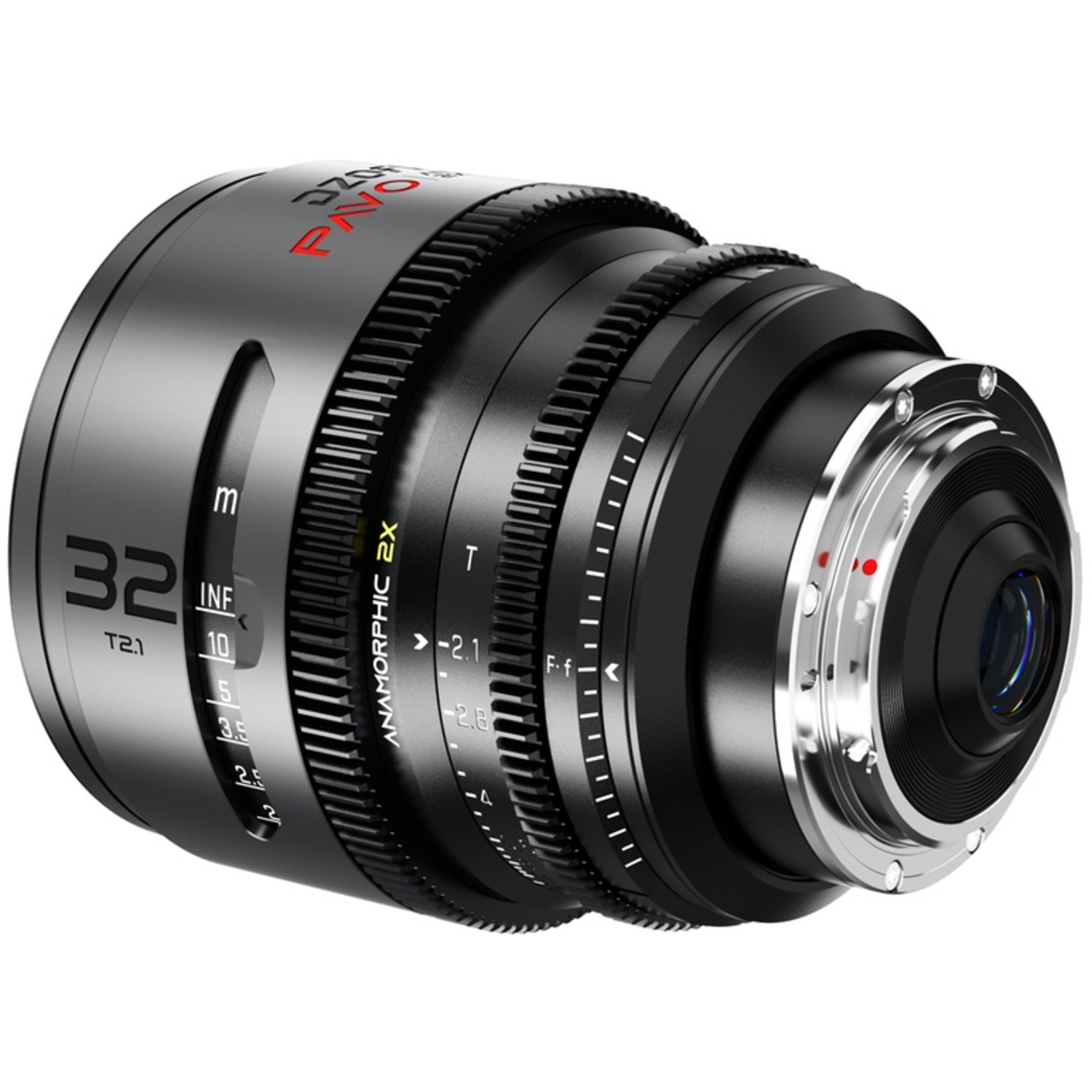 DZOFILM PAVO 2X ANAMORPHIC 6-Lens Kit 28/32/40/55/75/100mm T2.1/T2.4 Neutral Coating Imperial für PL/EF-Mount