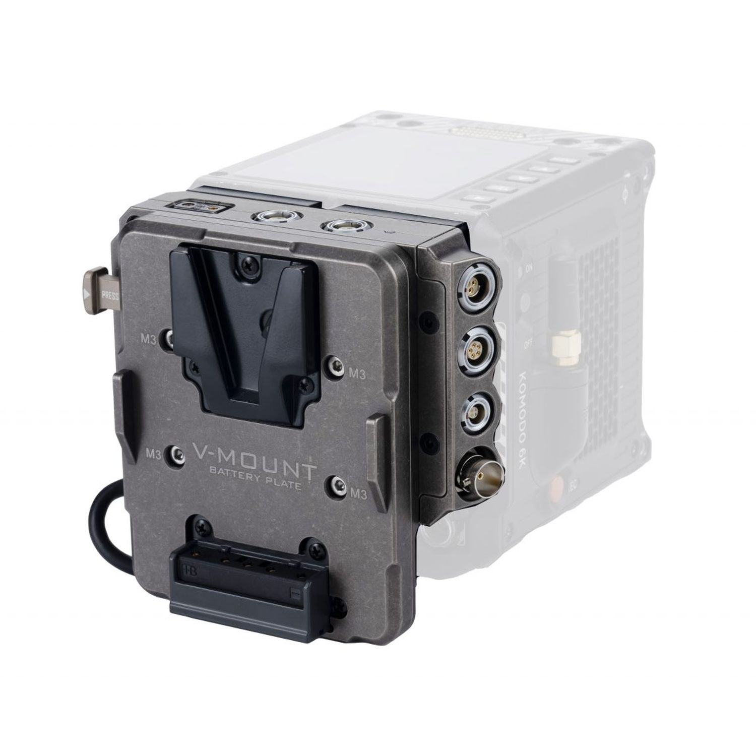 Tilta TA-T08-AMV1 V-Mount Typ 1 erweitertes Stromverteilungsmodul für RED Komodo Grau