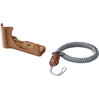 SmallRig Leder-Halbschalen-Kit 5432 braun für Canon EOS R50 V