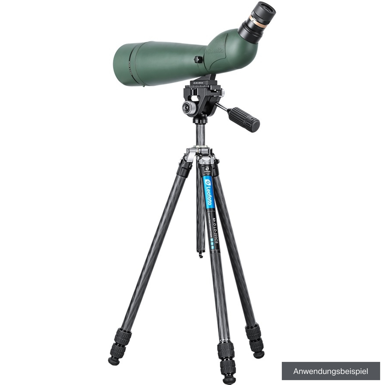 Leofoto Dreibeinstativ LO-223CS mit 2-Wege-Neiger SW-02