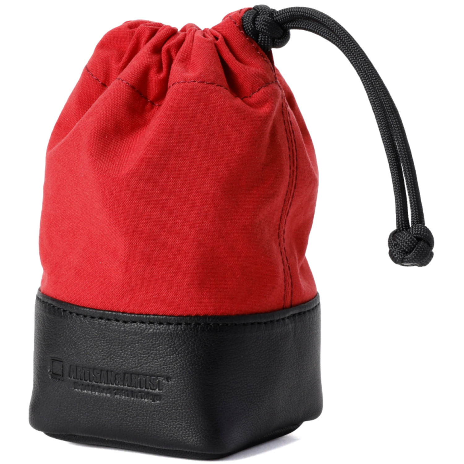 Artisan&Artist Objektivbeutel ACAM-LPL140 aus Echtleder Größe M rot