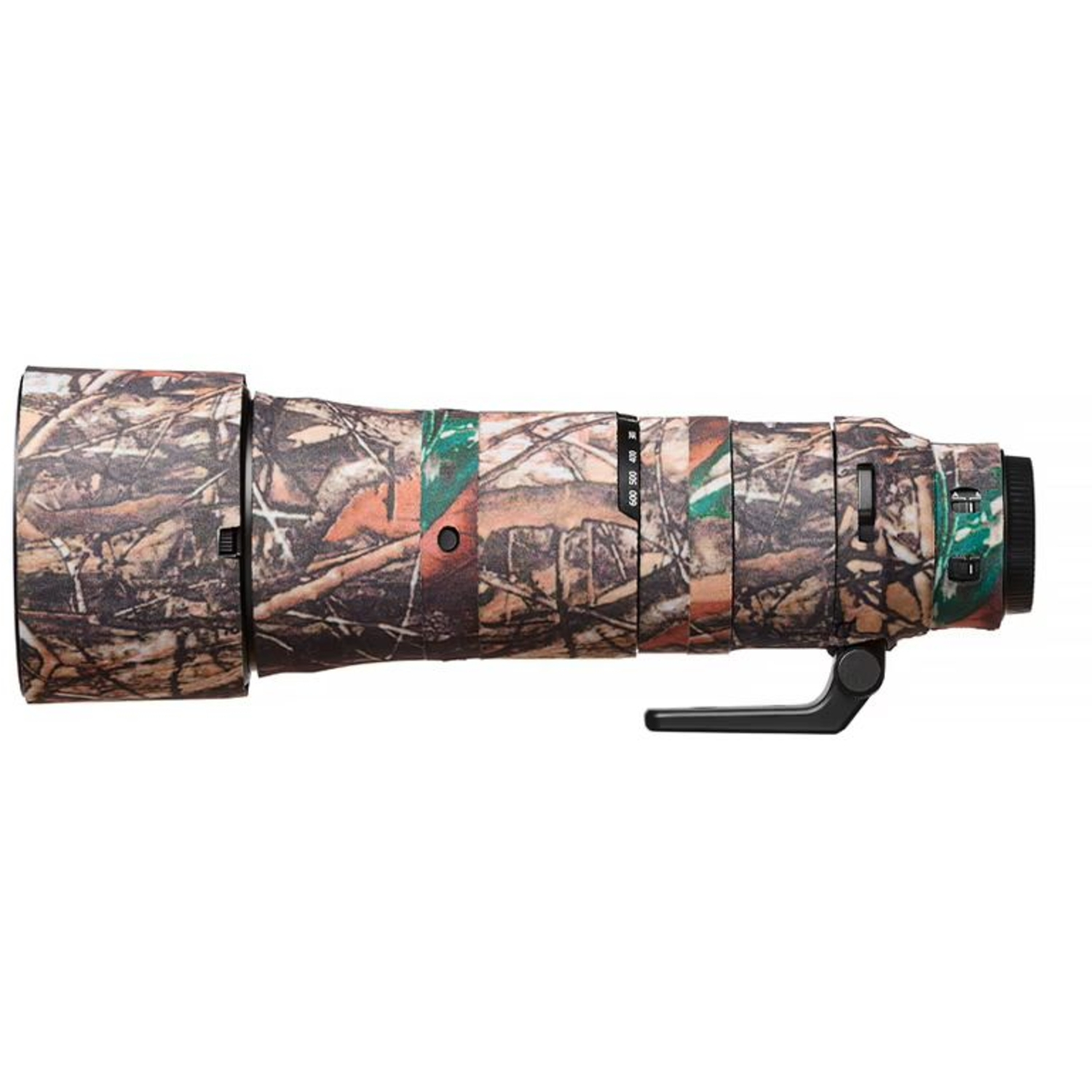 easyCover Lens Oak Objektivschutz für Nikkor Z 180-600mm f/5.6-6.3 VR Wald Camouflage