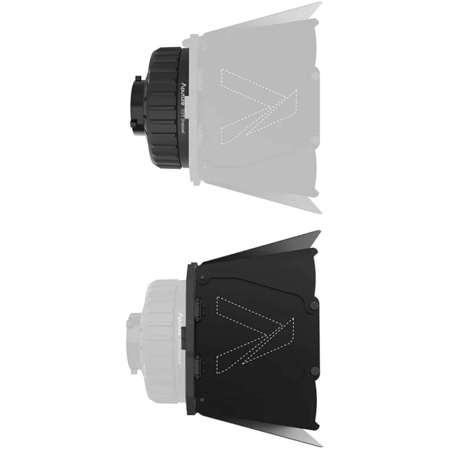 Aputure Fresnel und Barn Doors Kit CF7 für Strom 400x