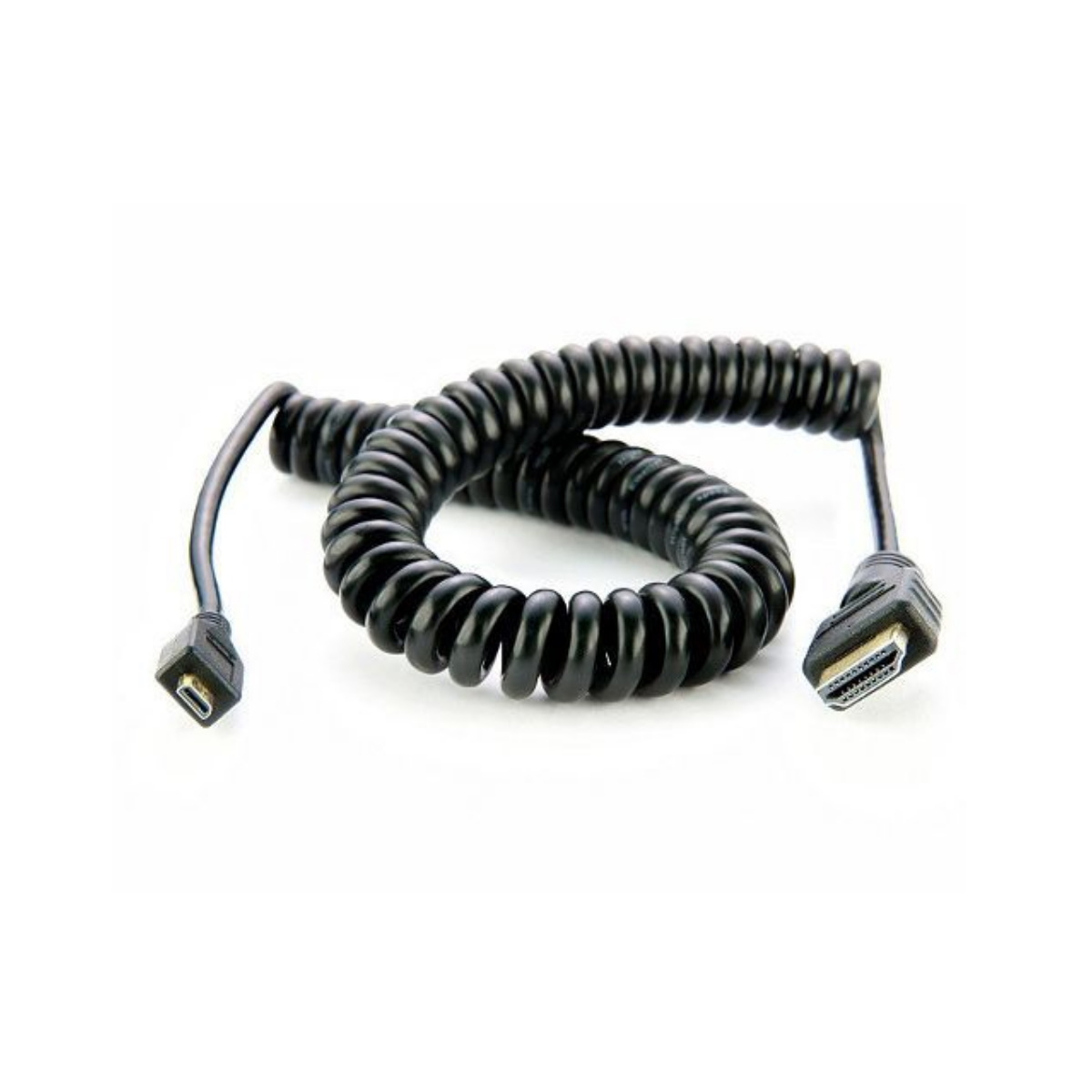 Atomos Micro HDMI auf HDMI Spiralkabel 50-65 cm