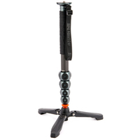 3 legged thing Legends Alana Einbeinstativ mit Docz-Fußstabilisator Metallic Slate Grey