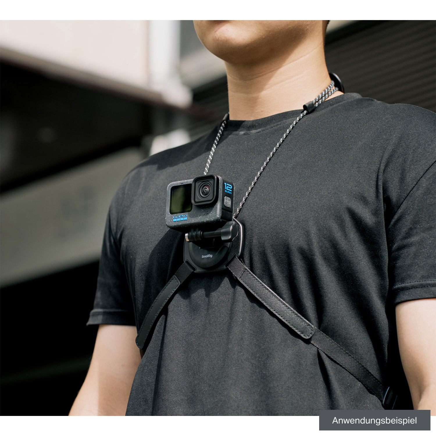 SmallRig Nackenstütze mit Schnellverschluss 5360 für Actioncams