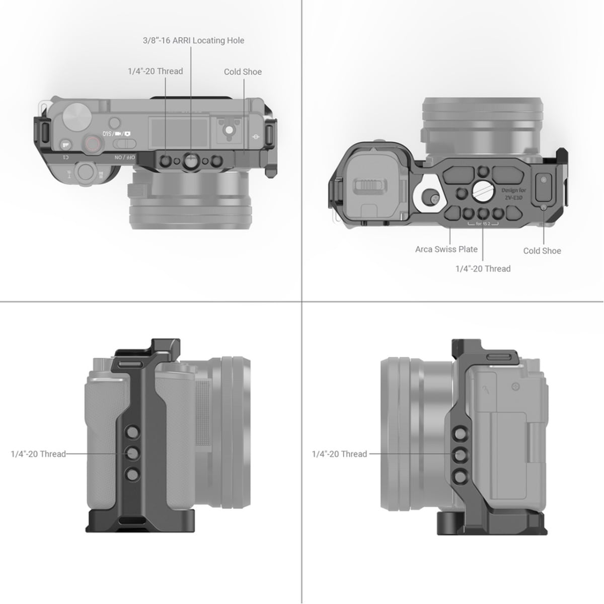 SmallRig Cage 3531 für Sony ZV-E10