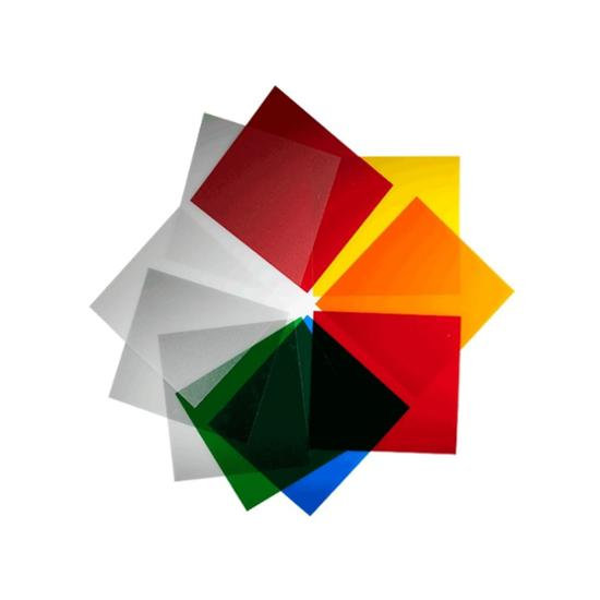 elinchrom Set mit 10 Farbfiltern 21cm