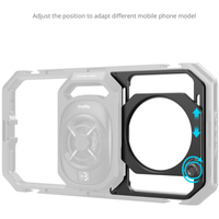 SmallRig Gewindefilteradapter 67mm mit abnehmbaren Sonnenblenden 5277 für Cage 4299B
