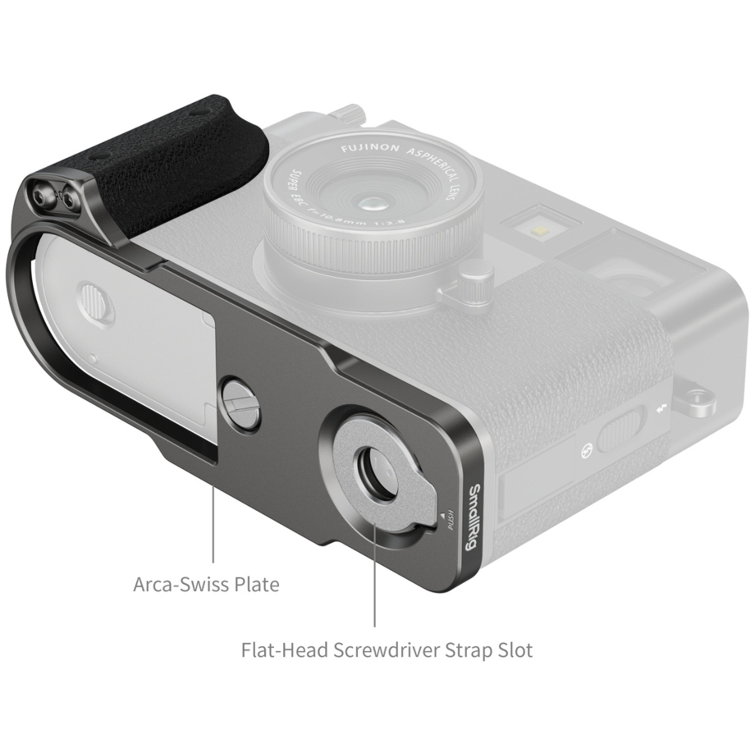 SmallRig L-förmige Montageplatte 5217 anthrazit für Fujifilm X half X-HF1