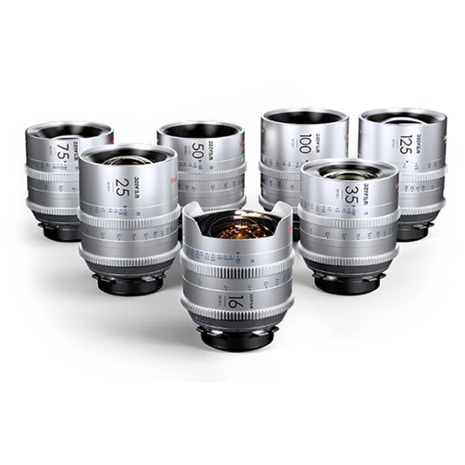 DZOFILM VESPID RETRO 7-Lens Kit 16/25/35/50/75/100/125mm für Arri PL-Mount