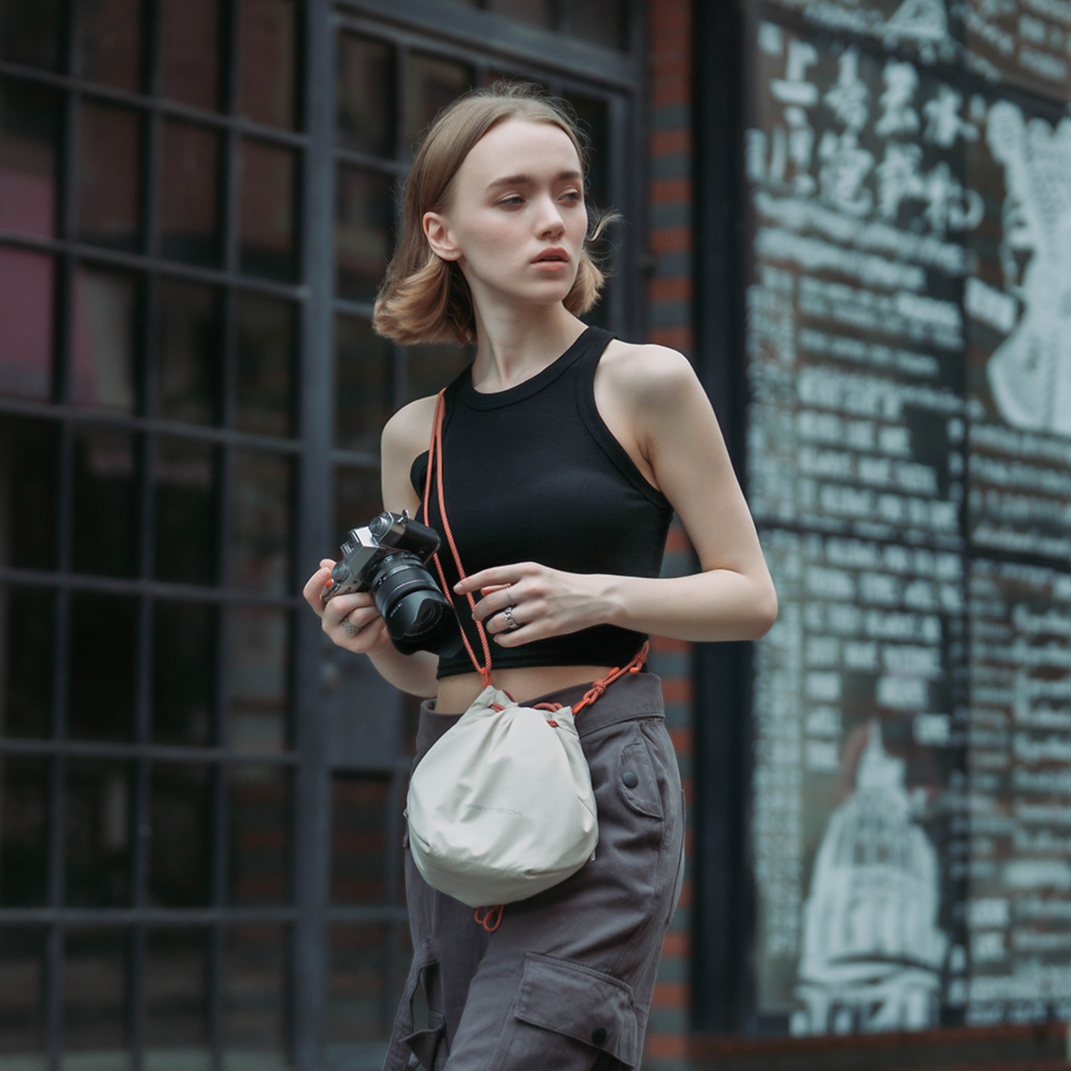 PGYTECH OneGo Kordelzugtasche (Ivory)