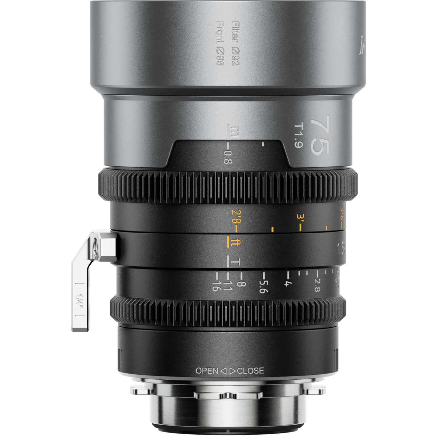 Sirui IronStar 75mm T1.9 1.5x FF anamorphotisch Neutral Flare für PL-Mount