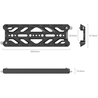 SmallRig Leichte ARRI Schwalbenschwanzplatte 3770 8"
