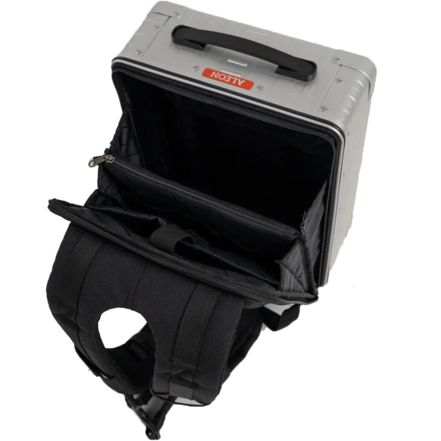 LOULEX-ALEON Fotorucksack 16" Hybrid 12L silber