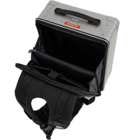 LOULEX-ALEON Fotorucksack 16" Hybrid 12L silber