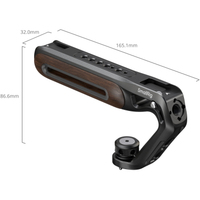 SmallRig Oberer Holzgriff mit 1/4"-20 und ARRI 3/8"-16 Fixierschraube 5252