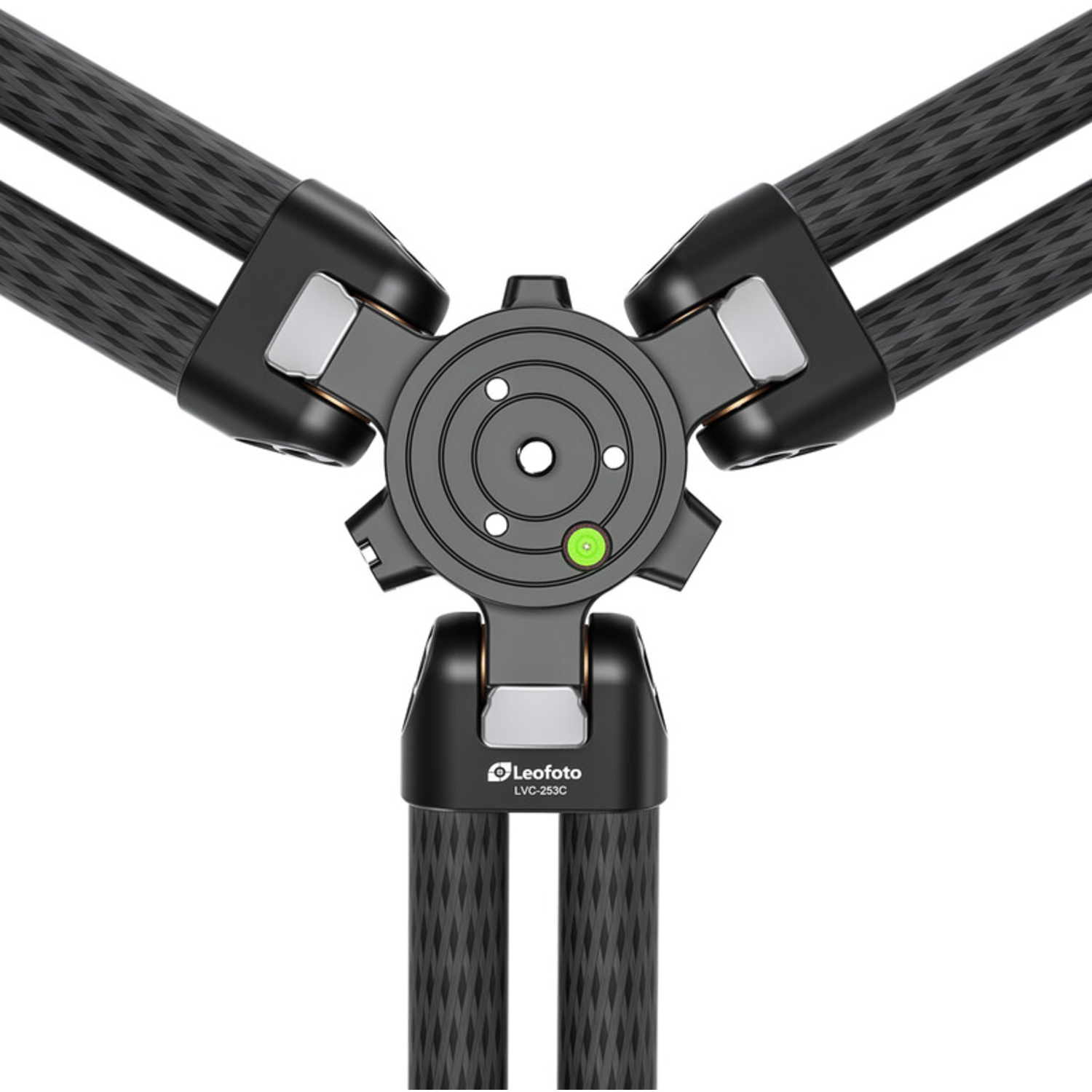 Leofoto Carbon-Dreibeinstativ LVC-253C mit Videoneiger BV-20