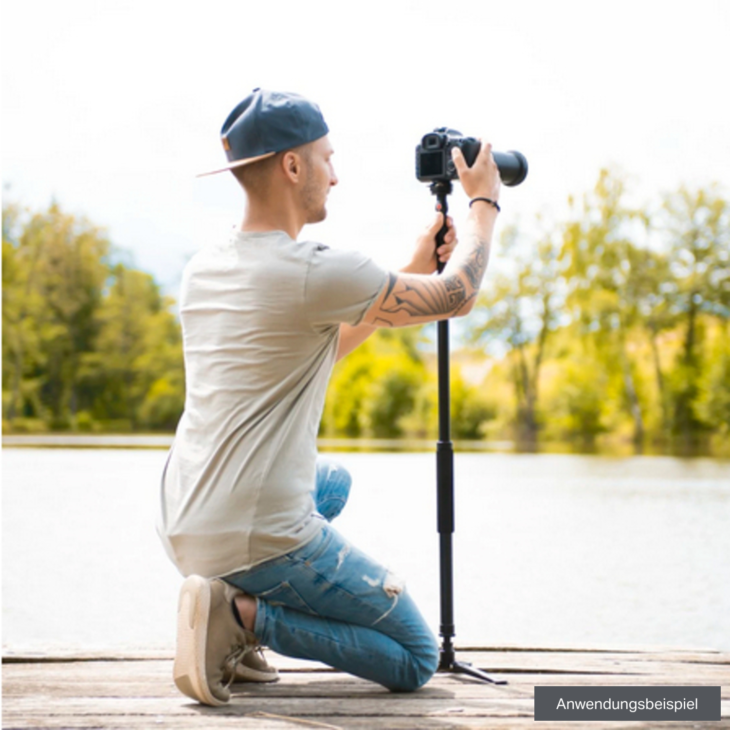 Hama Monostand Smooth 155 Click mit Standspinne