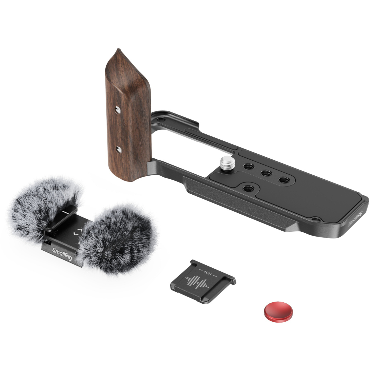 SmallRig L-förmige Montageplatte mit Holzgriff 5260 für Fujifilm X-M5