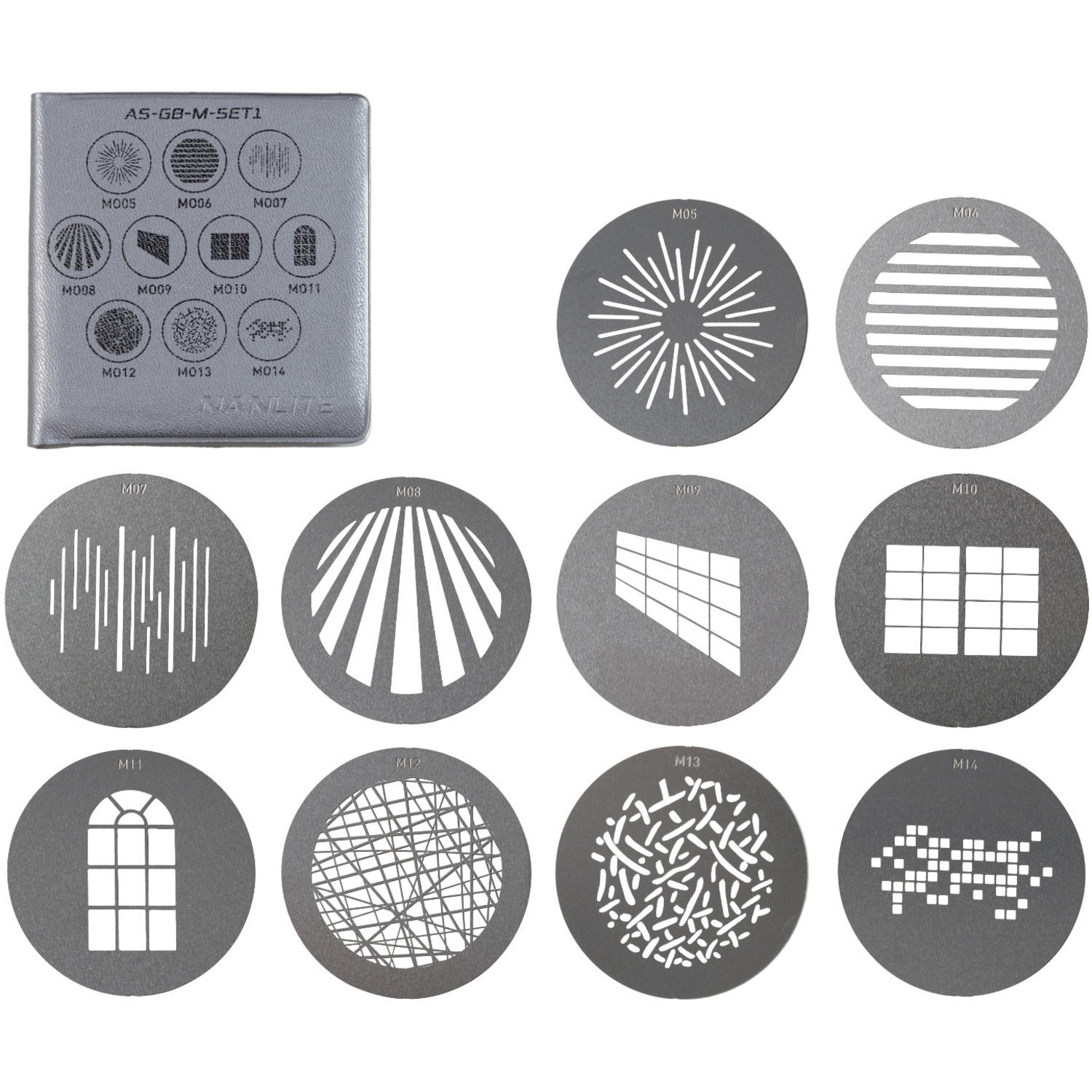 Nanlite Gobo-Set AS-GB-M-SET1
