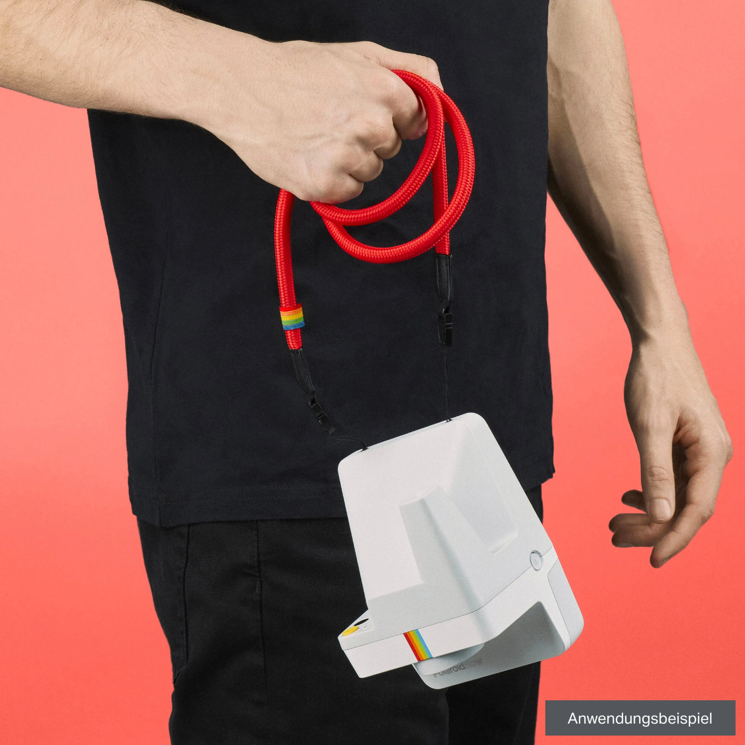 Polaroid Kameragurt Round Red