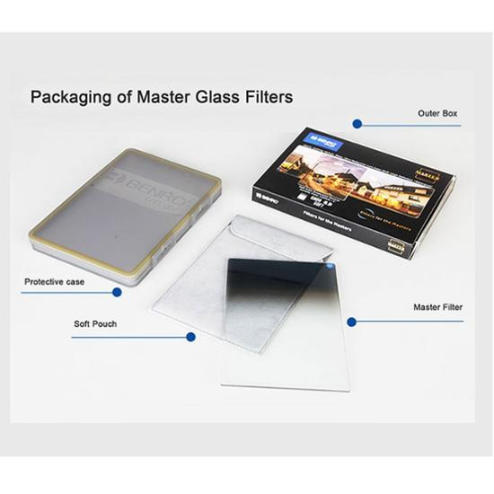 Benro Master 100 x 150mm Glass Hard GND 4-Stop